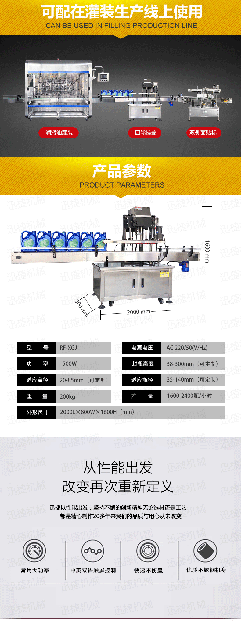 自動化單頭旋蓋機